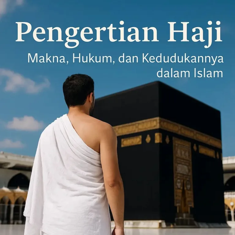 Home 13 Pengertian Haji
