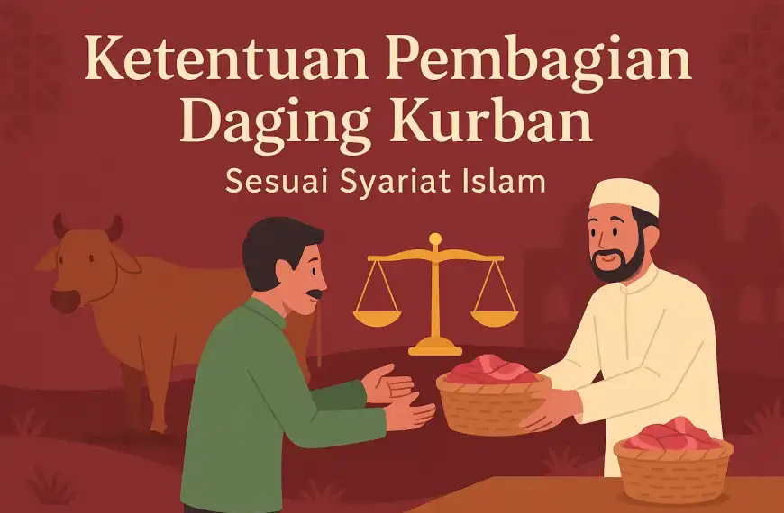Ketentuan Pembagian Daging Kurban Menurut Syariat Islam