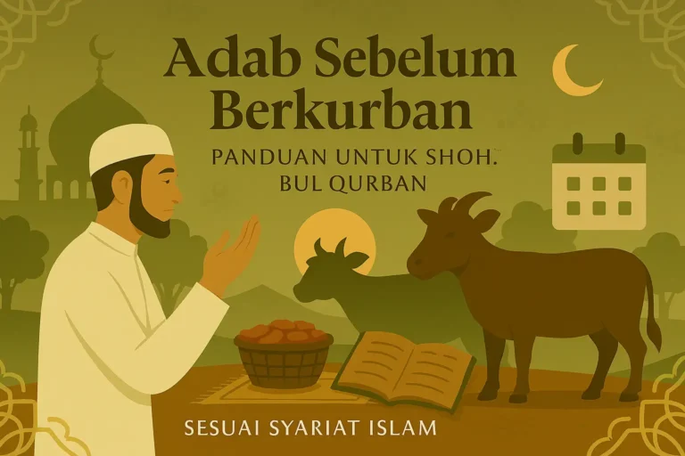 Home 21 Adab Sebelum Berkurban