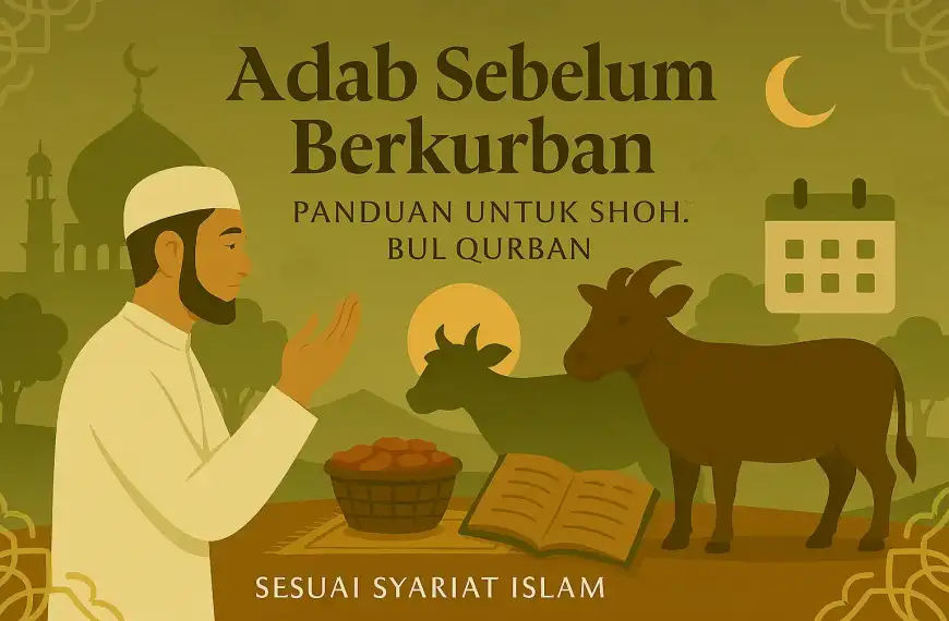 Adab Sebelum Berkurban