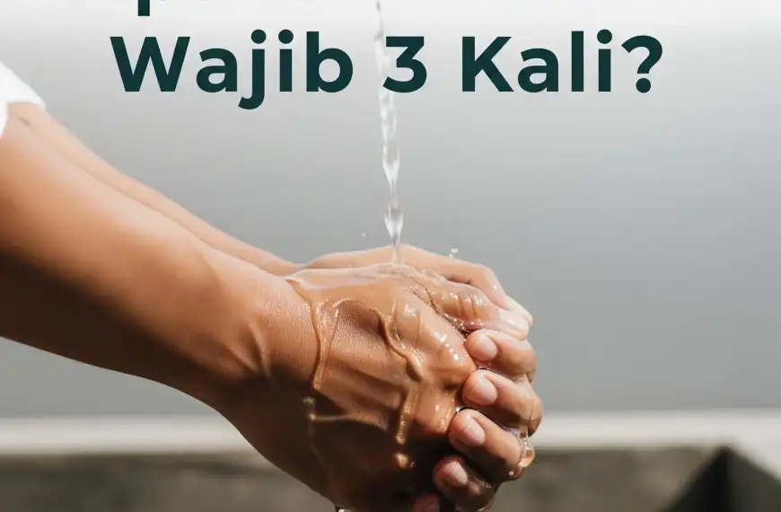 Apakah Wudhu Wajib 3 Kali?