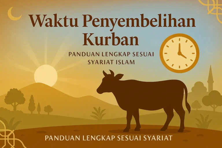 Home 7 Waktu Penyembelihan Kurban: Panduan Lengkap Berdasarkan Syariat