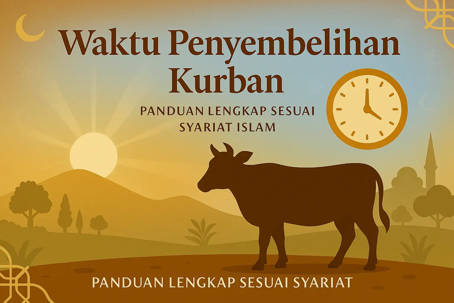 Waktu Penyembelihan Kurban: Panduan Lengkap Berdasarkan Syariat