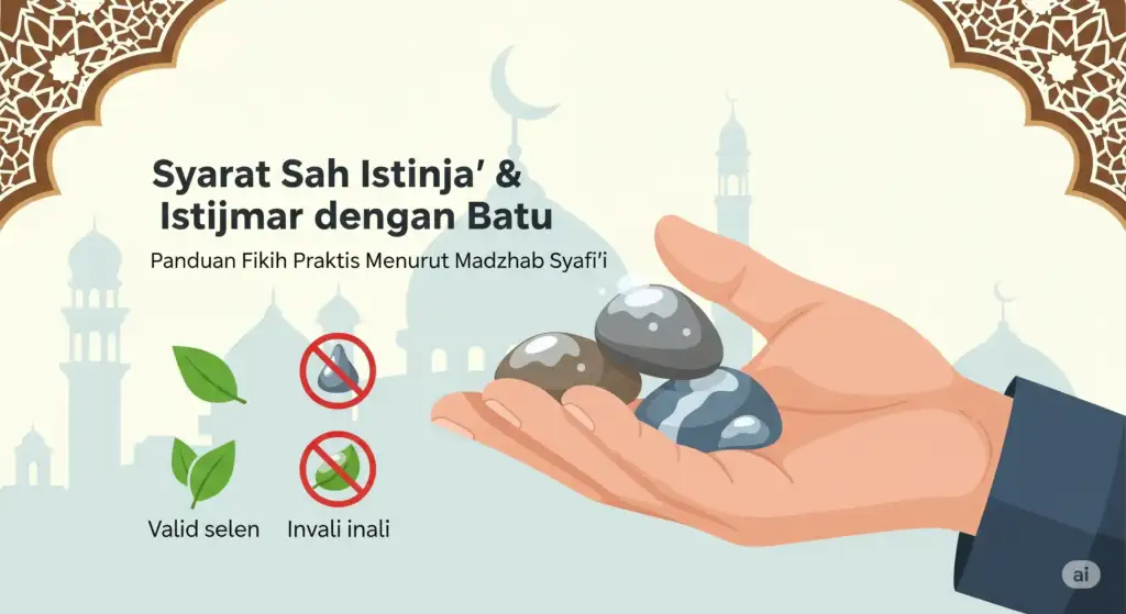 Syarat Istinja dengan Batu dan Istijmar: Panduan Lengkap Bersuci dalam Islam 2 syarat istinja dengan batu,istinja dengan batu,istijmar adalah,apa itu istijmar,perbedaan istinja dan istijmar,istijmar artinya,jika tidak ada air kotoran dapat dibersihkan menggunakan,hukum istinja dengan batu,dalil istinja dengan batu,syarat sah istinja dengan batu,syarat bersuci dengan batu,batu yang digunakan untuk beristinja harus dalam keadaan,batu yang dipersyaratkan untuk bersuci adalah batu yang,jumlah batu untuk istinja,tata cara istinja dengan batu,tiga batu istinja,membersihkan najis dengan batu,istinja tanpa air,istinja darurat tanpa air,istinja dengan benda selain air,syarat penggunaan batu untuk istinja,batu istinja harus suci,panduan lengkap bersuci,bersuci dalam Islam,bersuci tanpa air.