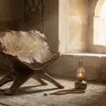 Kaligrafi Arab bacaan Hauqolah La haula wala quwwata illa billah yang artinya tiada daya upaya kecuali pertolongan Allah. Nama baik Allah yang disebutkan dalam kalimat hauqolah adalah al-'Aliy dan al-'Azhim.