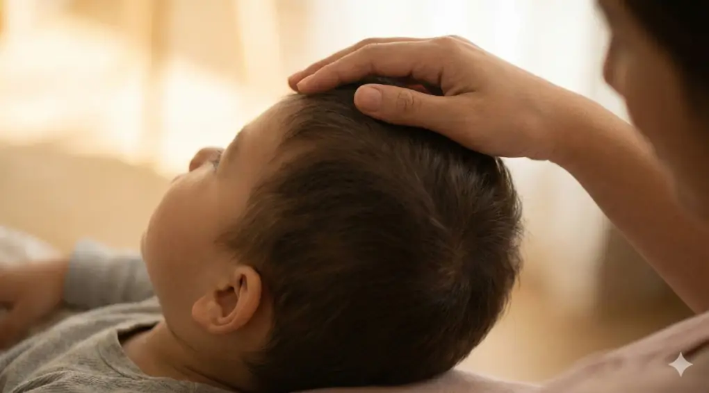 Orang tua mendoakan perlindungan untuk anak dan keluarga dari kesulitan.