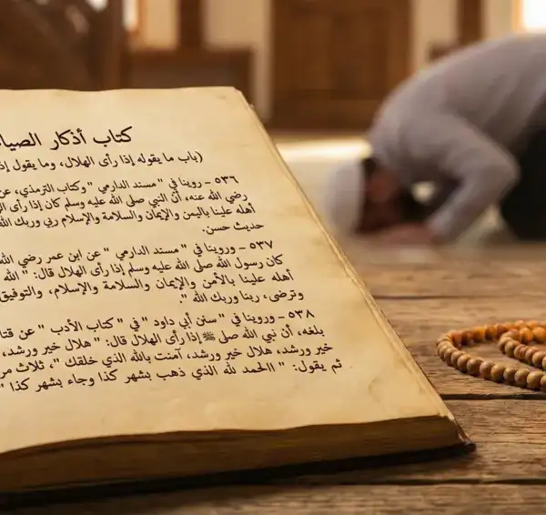 Home 5 A Muslim prostrates with deep reverence (khushoo) during the qiyam al-layl night prayer, immersed in the brightly lit and serene ambiance of a mosque on a Ramadan night.