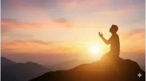 Home 3 An illustration of a person supplicating and seeking Allah’s forgiveness, symbolizing the true essence of *tawbah naṣūḥā* (sincere repentance).