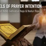 Understanding the Levels of Niyyah in Salah: A Shafi'i Fiqh Guide Illustration representing the levels of intention in prayer based on the classical fiqh books Safinatun Naja and Nailur Raja.