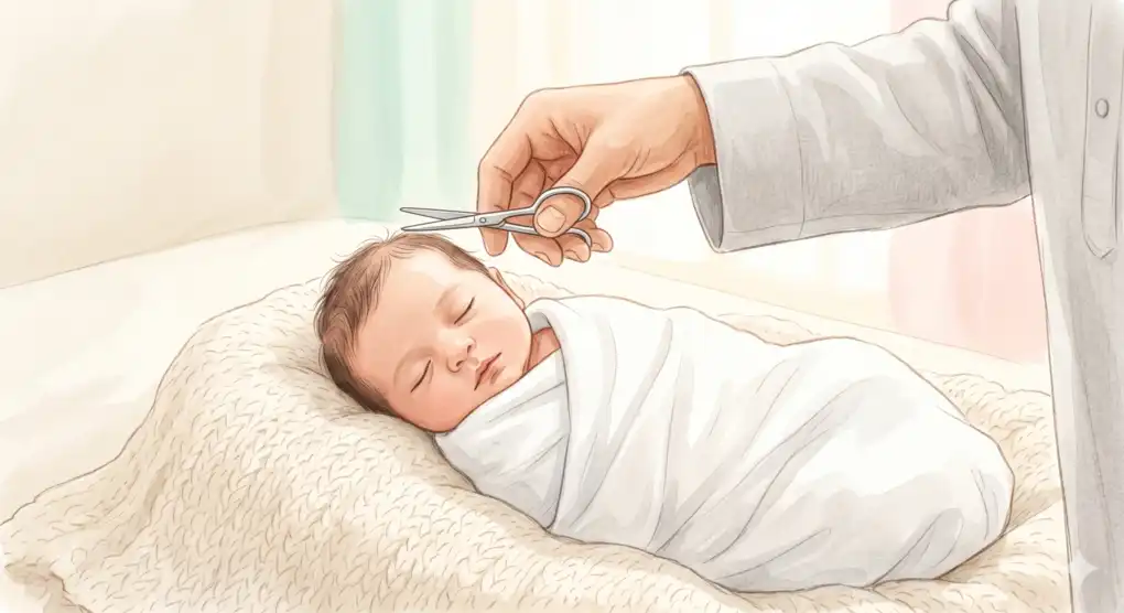 Shaving the baby's hair on the seventh day is a sunnah of aqiqah, followed by giving charity in gold or silver equal to the weight of the hair.