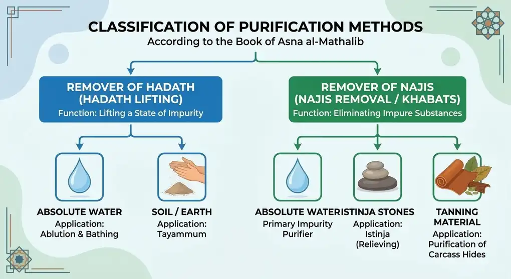 Purification Tools Other Than Water: Soil, Stones, Tanning 2 The Complete English Versions of the Purifying Agents Images with Soft Sunlight Lighting.
